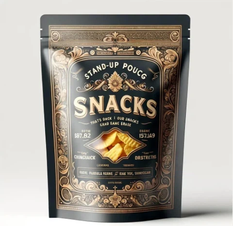 Samostojeća vrećica koja se može ponovno zatvoriti, ambalaža za hranu, slatkiši, biskvit, orašasti plodovi, vrećica od aluminijske folije, plastična ambalaža, vrećica s toplinskim zatvaranjem