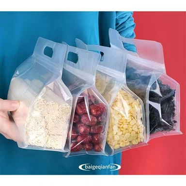 Tvornička izlazna ručka prozirna ambalaža plastične vrećice ravna dna vrećica osam bočnih brtve snus vrećice